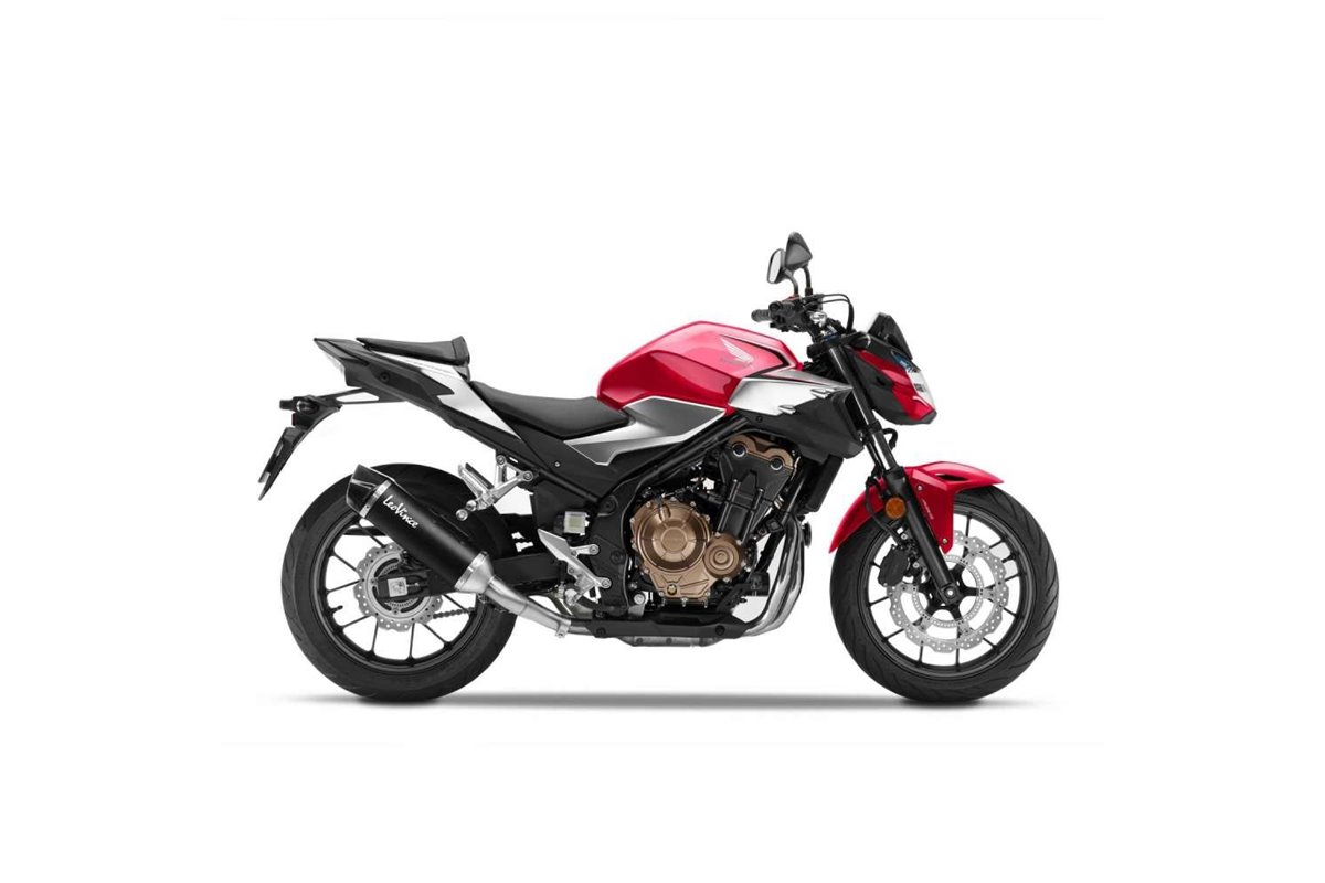 Sistema di Scarico Terminale LeoVince 14058U NERO per HONDA CB 500 F 2019 - 2023