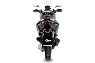 sistema di Scarico Terminale LeoVince 14079U NERO per HONDA ADV 350 2022 - 2023