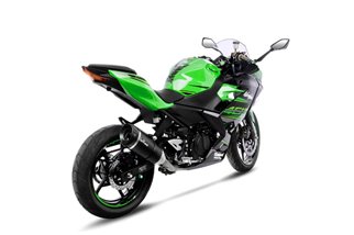 Full System Exhaust Leovince Factory S Carbon Fiber Kawasaki Ninja 400 2018 - 2021