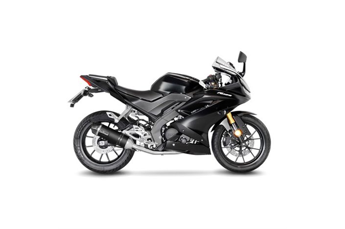 Sistema Di Scarico Completo Leovince 14340EB Lv One Evo Black Edition Yamaha Yzf-R 125 2019 - 2020