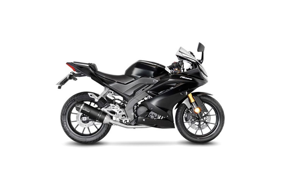 Komplette Auspuffanlage Leovince Lv One Evo Black Edition Yamaha Yzf-R 125 2019 - 2020