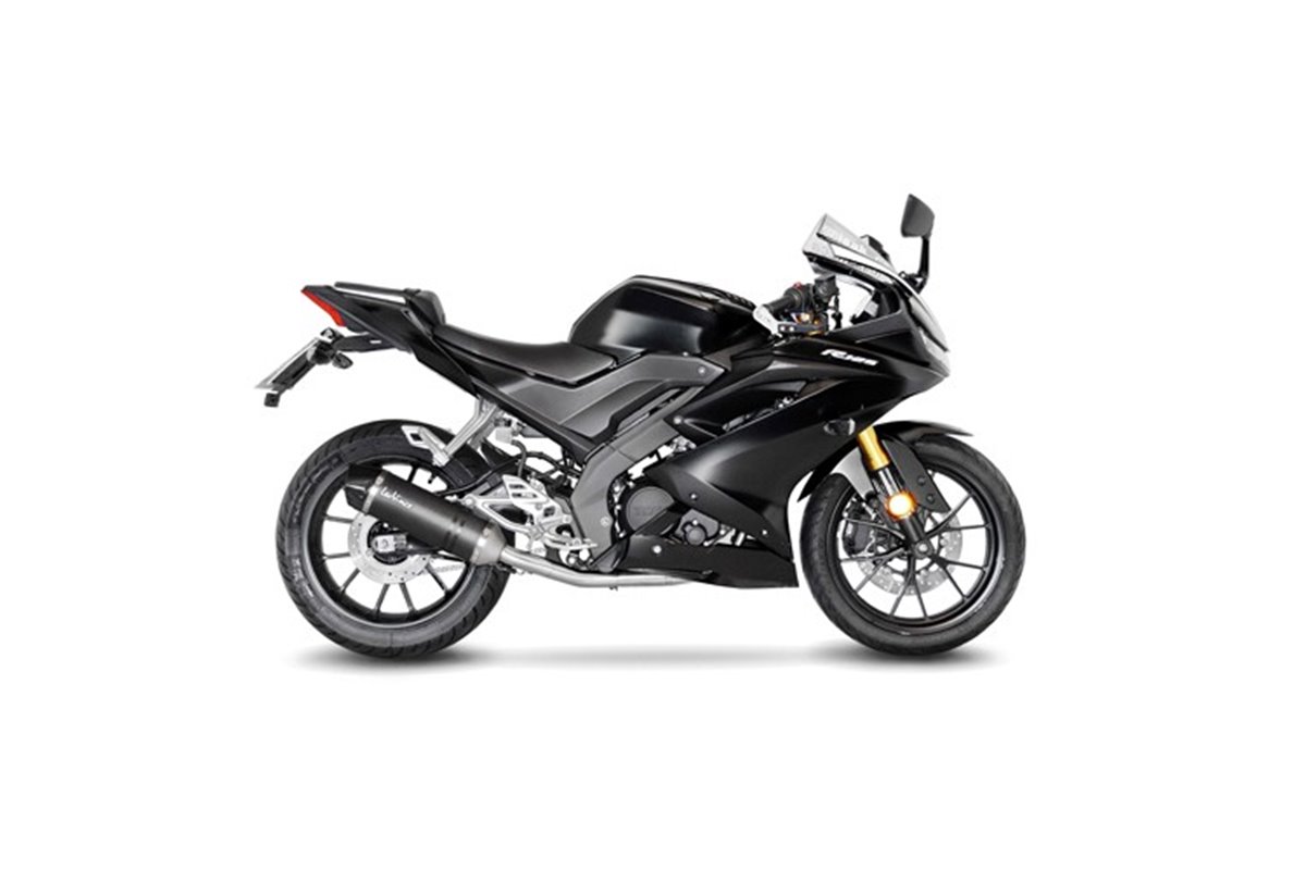 Système Complet D'Échappement Leovince Lv One Evo Carbon Fiber Yamaha Yzf-R 125 2019 - 2020