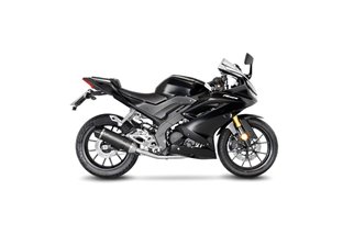 Système Complet D'Échappement Leovince Lv One Evo Carbon Fiber Yamaha Yzf-R 125 2019 - 2020