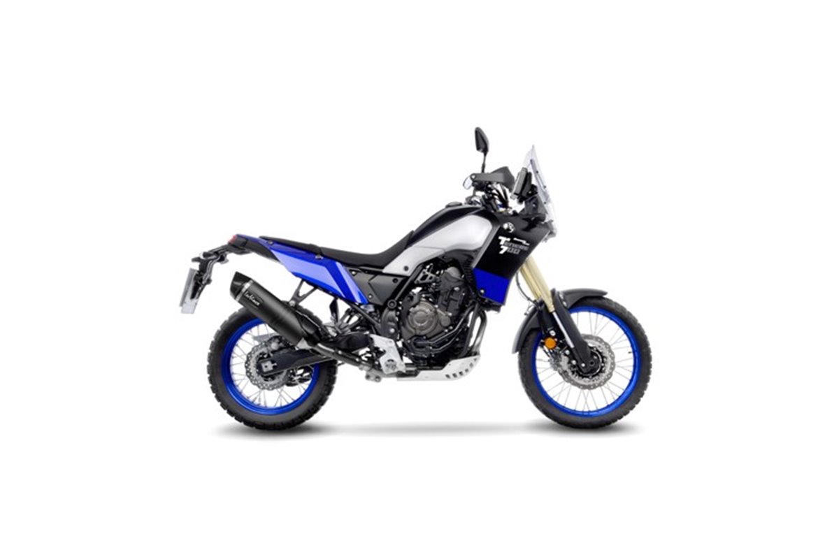 Schalldämpfer Leovince Lv One Evo Black Edition Yamaha Ténéré 700 / World Raid 2021 - 2023