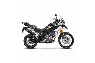 Sistema di Scarico Terminale LeoVince 14352EBU LV ONE EVO Nero TRIUMPH TIGER 850/900 GT/RALLY/PRO 2020 - 2023