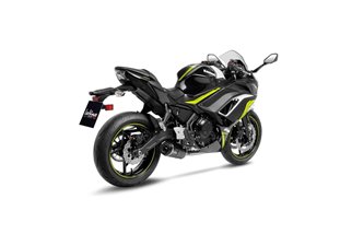 Sistema Di Scarico Completo Leovince Lv One Evo Black Edition Kawasaki Ninja 650 2021 - 2023