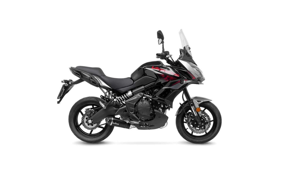 Sistema di Scarico Terminale LeoVince 14379EBN LV ONE EVO Nero KAWASAKI VERSYS 650 2021 - 2023