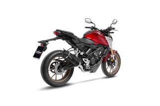 Système Complet D'Échappement Leovince Lv One Evo Black Edition Honda Cb 125 R Neo Sports Café 2021 - 2023