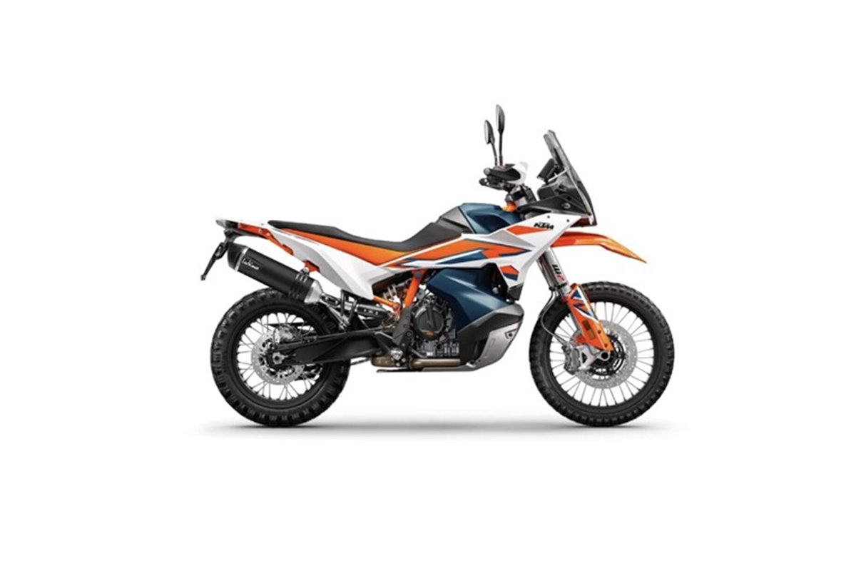 Scarico Terminale Leovince 14414EB Lv One Evo Black Edition Ktm 890 Adventurel Rrally 2021 - 2023