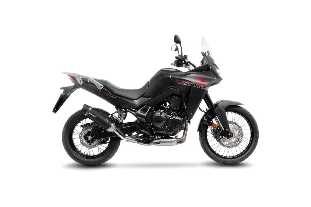 Sistema di Scarico Terminale LeoVince 14440EBU LV ONE EVO nero HONDA XL 750 TRANSALP URBAN / EASY TRAVEL / TRAVEL EDITION 2023