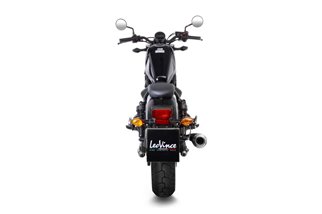 Sistema di Scarico Terminale LeoVince 15006BU CLASSIC RACER nero HONDA CMX 300 REBEL 2017 - 2022