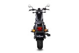 Sistema di Scarico Terminale LeoVince 15006BU CLASSIC RACER nero HONDA CMX 300 REBEL 2017 - 2022