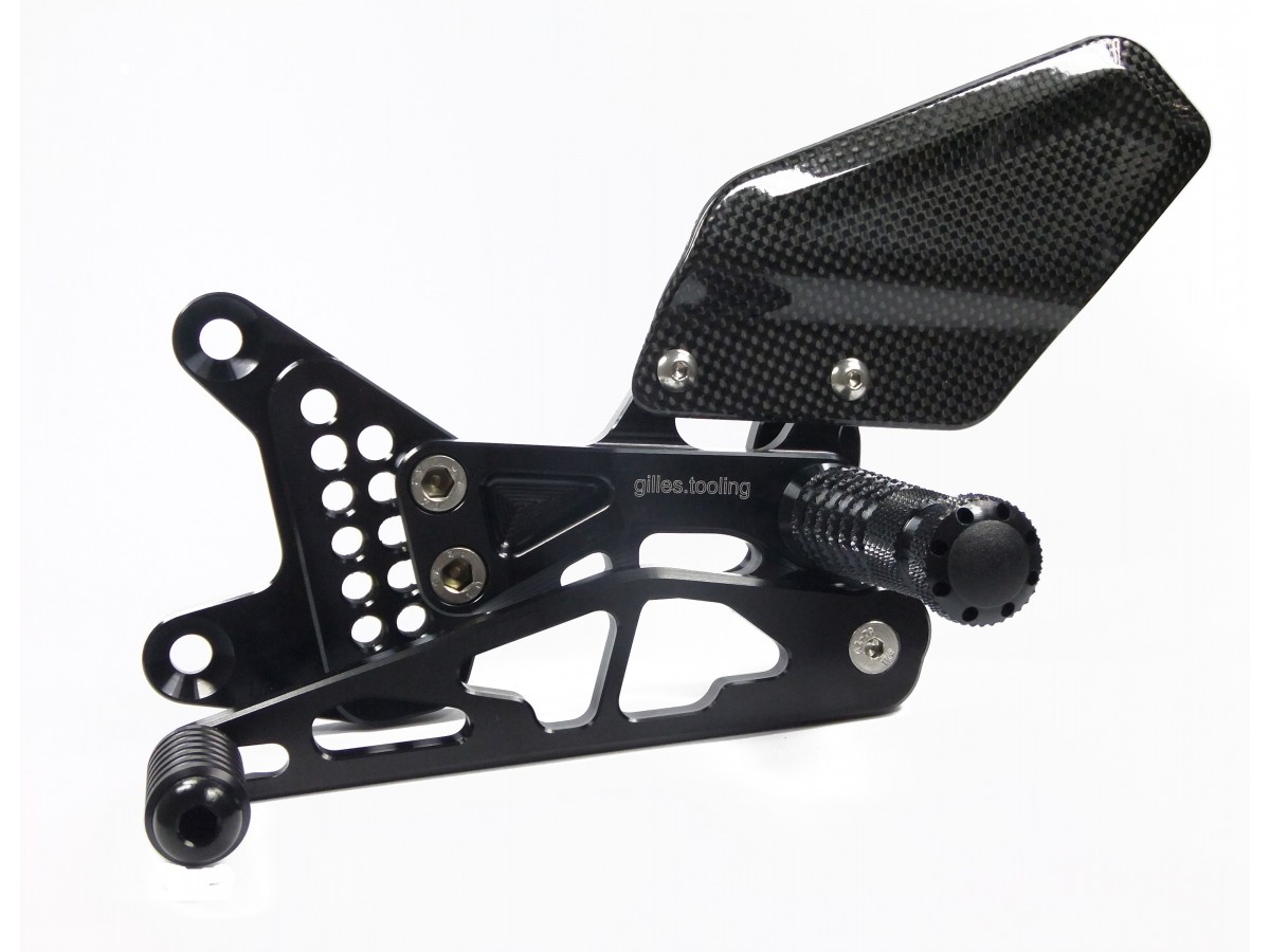 Sistema Di Poggiapiedi As31Gt Nero Gilles Triumph Daytona 675 D67Lc 2006 - 2010