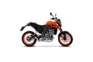 Scarico Terminale Leovince Lv-10 Black Edition Ktm 690 Duker 2016 - 2019