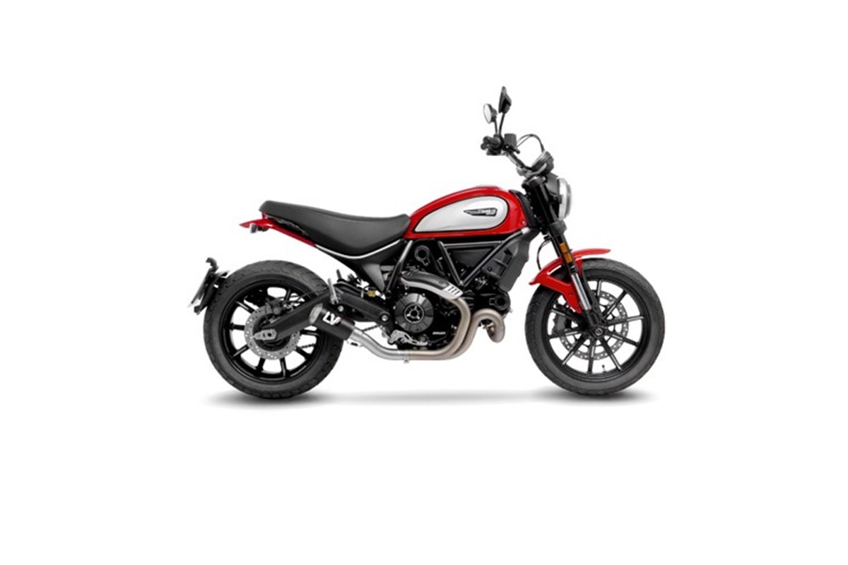 Silencieux Leovince Lv-10 Carbon Fiber Ducati Scrambler 800 Icon/Icon Dark/Nightshift/Urban Motard 2021 - 2023