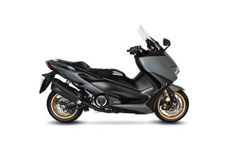 Sistema di Scarico Terminale LeoVince 15305FB LV-12 BLACK EDITION YAMAHA T-MAX 560/TECH MAX 2020 - 2023