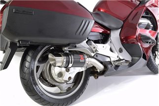 Silencieux Ronds En Carbone De 200 mm HONDA ST1300 Pan European (SC51) Black Widow