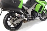 4-2 Avec Silencieux D'Echappement Sacoches Latérales 230mm Gp Round Carbon KAWASAKI Z1000 2010-2019 Black Widow