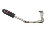 Race De Cat Exhaust Silencieux Ovale 300mm Avec Embout Carbone Inox SUZUKI GSXR 750 K8 K9 L0 2008-2010 Black Widow