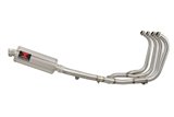 4-1 Full Exhaust System + 300mm Oval Stainless Silencer SUZUKI GSX1400 Black Widow