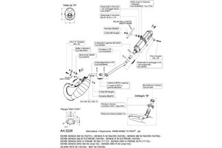 Komplette Auspuffanlage Leovince X-Fight Gilera Gilera Rcr 50 2003 - 2004