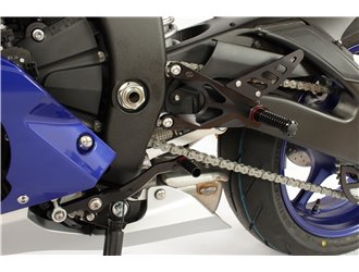 Sistema Di Poggiapiedi Fxr Nero Gilles Yamaha Yzf-R6 Rj27 2017 - 2020