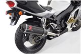 SCARICO COMPLETO 4 IN 1 400CT PER KAWASAKI ZXR 750 1991 1995 CARBONIO