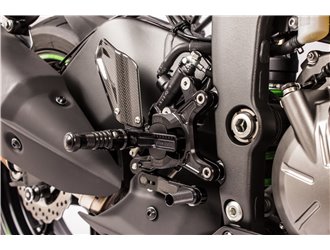 Sistema Di Poggiapiedi Vcr38Gt Nero Gilles Kawasaki Zx-6R 636 Zx636E 2013 - 2018