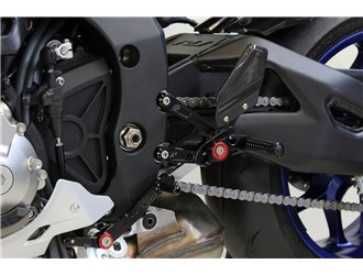 Sistema Di Poggiapiedi Mue2 Nero Gilles Yamaha Yzf-R1 Rn49 2017 - 2019