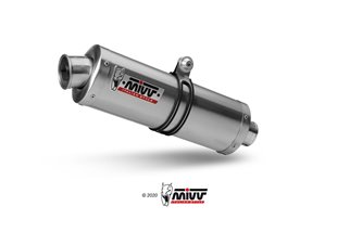 Silencers Exhaust Mivv Oval Stainless Steel Aprilia Tuono Fighter 1000 2006 - 2010