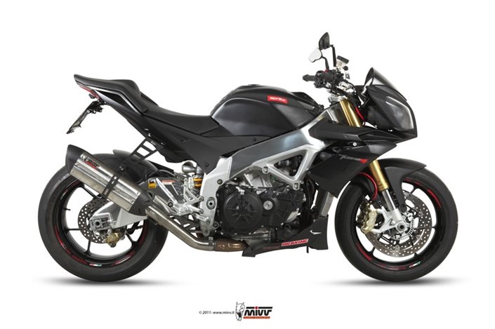 Sistema di Scarico Terminale A.009.L7 Mivv Suono Inox Aprilia Tuono V4 Aprc 2011 - 2016