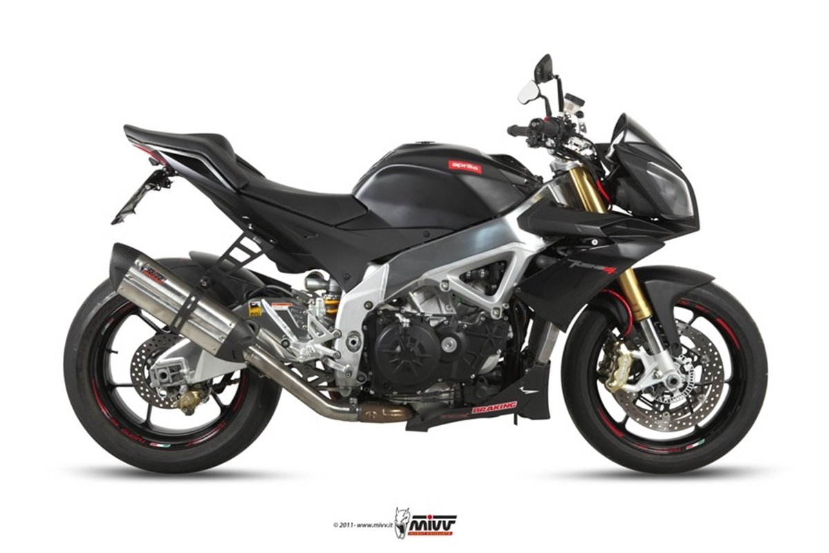 Silencieux Echappement Mivv Suono Inox Aprilia Tuono V4 Aprc 2011 - 2016