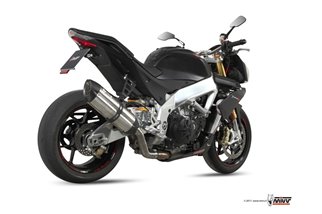 Schalldämpfer Escape Mivv Suono Edelstahl Aprilia Tuono V4 April 2011 - 2016