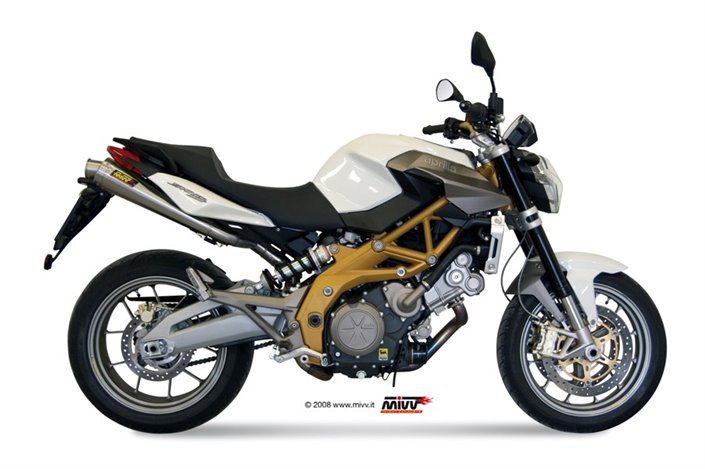 Silencieux Echappement Mivv X-Cone Inox Aprilia Shiver 750 2008 - 2016