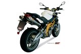 Schalldämpfers Escape Mivv X-Cone Edelstahl Aprilia Shiver 750 2008 - 2016