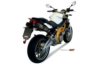 Sistema di Scarico Terminale A.006.L7 Mivv Suono Inox Aprilia Shiver 750 2008 - 2016