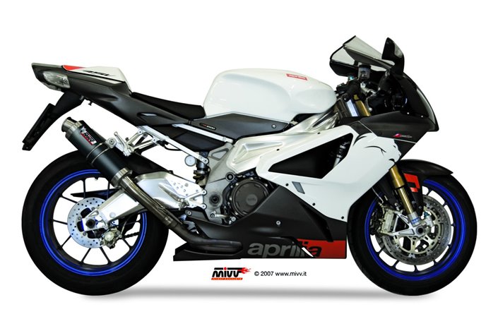 Sistema di Scarico Terminale A.004.L2S Mivv Gp in Carbonio Aprilia Rsv 1000 2004 - 2008