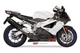 Silencieux Echappement Mivv Suono Noir Noir Inox Aprilia Rsv 1000 2004 - 2008