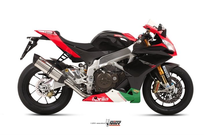 Schalldämpfer Escape Mivv Suono Edelstahl Aprilia Rsv4 Aprc 2011 - 2016