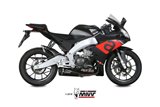 Silencieux Echappement Mivv Delta Race Noir Noir Inox Aprilia Rs 125 2017 - 2020