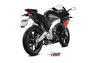 Schalldämpfer Escape Mivv Delta Race Edelstahl Aprilia Rs 125 2017 - 2020