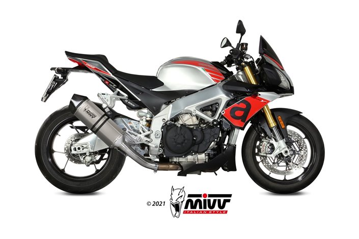 Schalldämpfer Escape Mivv Speed Edge Titanium Aprilia Tuono V4 1100 2018 - 2020