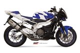 Schalldämpfers Escape Mivv Suono Edelstahl Aprilia Tuono Fighter 1000 2006 - 2010