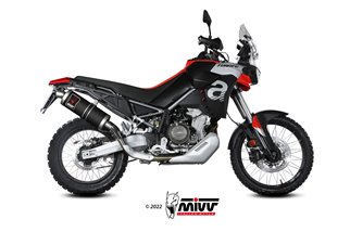 Sistema di Scarico Terminale A.017.LEKB Mivv Dakar Inox Nero Aprilia Tuareg 660 2022 - 2022