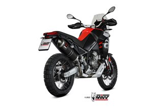 Sistema di Scarico Terminale A.017.LEKB Mivv Dakar Inox Nero Aprilia Tuareg 660 2022 - 2022