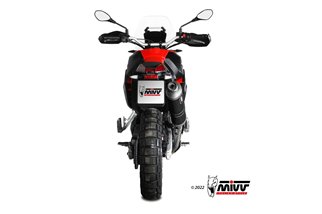 Sistema di Scarico Terminale A.017.LEKB Mivv Dakar Inox Nero Aprilia Tuareg 660 2022 - 2022