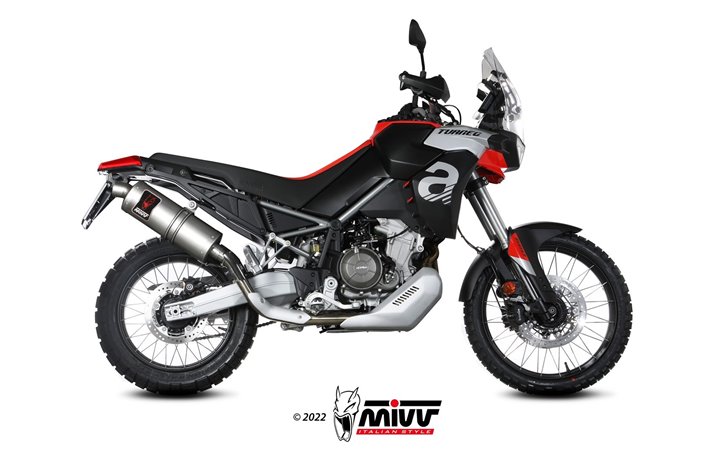 Sistema di Scarico Terminale A.017.LEKX Mivv Dakar Inox Aprilia Tuareg 660 2022 - 2022