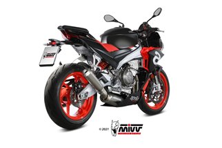 Full System 4 In 2 In 1 Exhaust Mivv X-M1 Titanium Aprilia Tuono 660 2021 - 2022