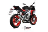 Full System 4 In 2 In 1 Exhaust Mivv X-M1 Titanium Aprilia Tuono 660 2021 - 2022