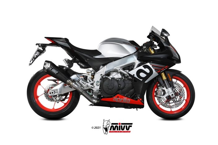 Sistema di Scarico Terminale A.016.LDRC Mivv Delta Race Carbonio Aprilia Rsv4 2017 - 2020